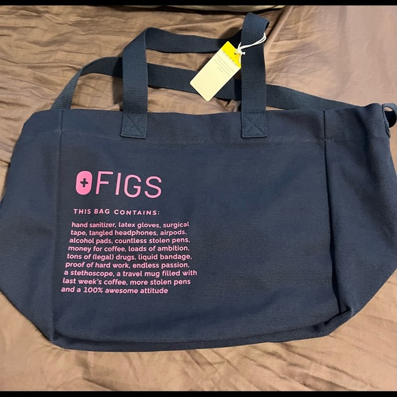 FIGS Canvas Tote Night Sky LIMITED EDITION
